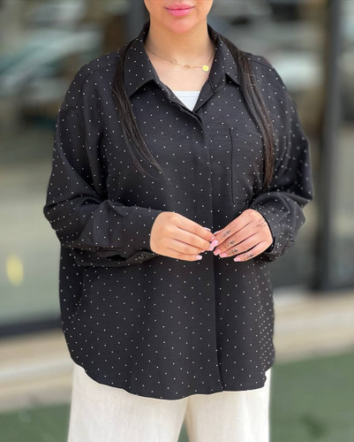 شومیز نگین دار